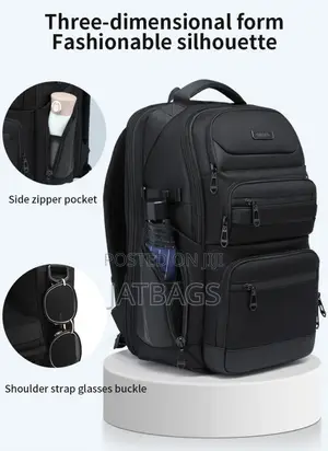 17.3 Inches Anti-Theft Waterproof Laptop Backpack (Free Delivery)