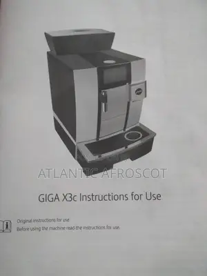 Smart Commercial Coffee Machine With Refrigerator. Giga X3c