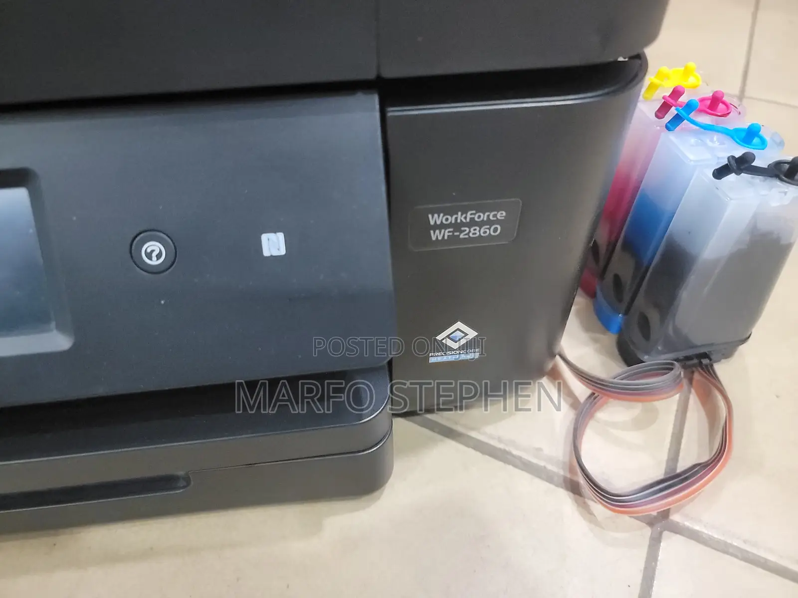 Epson Workforce 2860 Chipless Continues Ink System