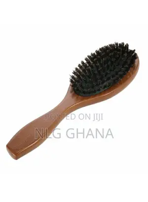 Natural Boar Bristle Hair Brush Anti-Static Scalp. Tvx27784