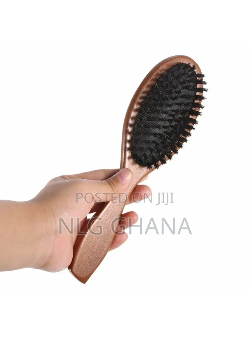 Natural Boar Bristle Hair Brush Anti-Static Scalp. Tvx27784