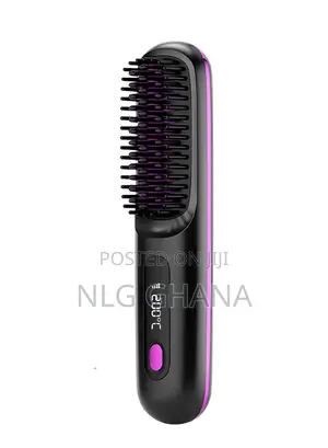 Wireless Usb Rechargeable Hair Straightening Comb. Ghx6197