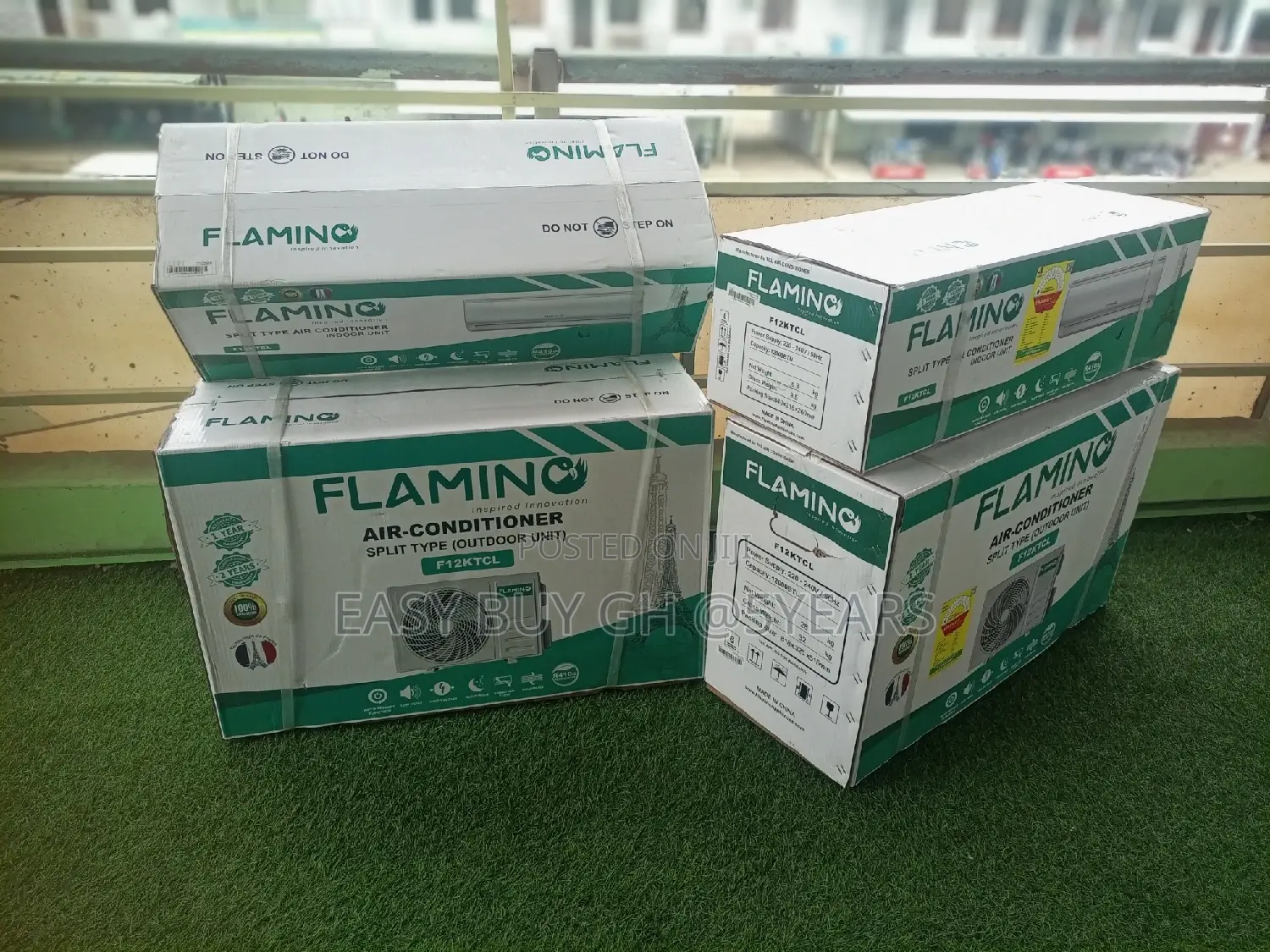 High Yield 1.5hp Flamino Air Conditioner Energy System Set