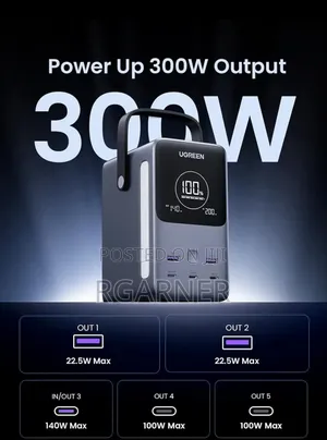 Ugreen Lifep04 4000 Cycles 300w 48,000mah Power Bank
