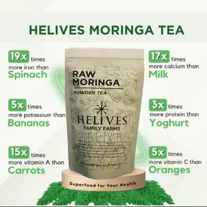 Raw Moringa Tea | Pure Organic Tea Bag Helives Fda Certified Approved