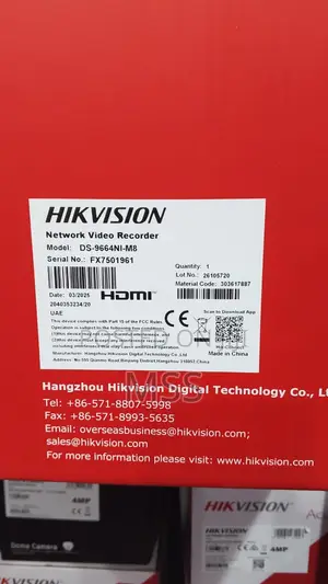 Ds-9664ni-M864-Ch 2u NVR 64channel