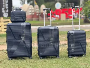 Anti Theft Double Zipper Trolling Travelling Luggage 4in1