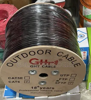 Cat6 Outdoor 305m GHT Double Coated SFTP Network Cable