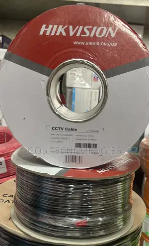 Hikvision Coaxial Cable With Power Rg59 100m CCTV Cable Full Copper