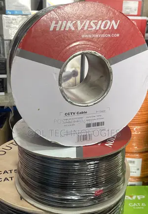 Hikvision Coaxial Cable With Power Rg59 100m CCTV Cable Full Copper