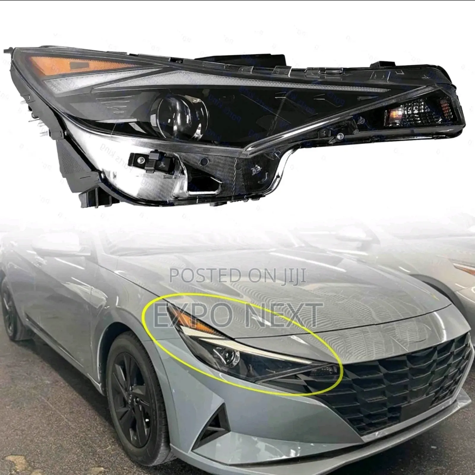 2021-2022 Hyundai Elantra Halogen Right Side