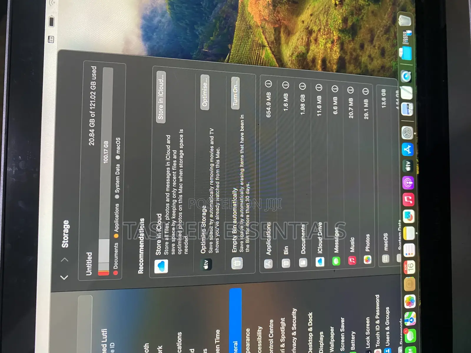 Laptop Apple MacBook Air 8GB Intel Core i5 SSD 128GB
