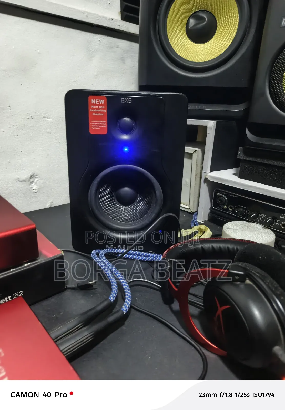 M Audio Bx5 D2 Studio Monitors