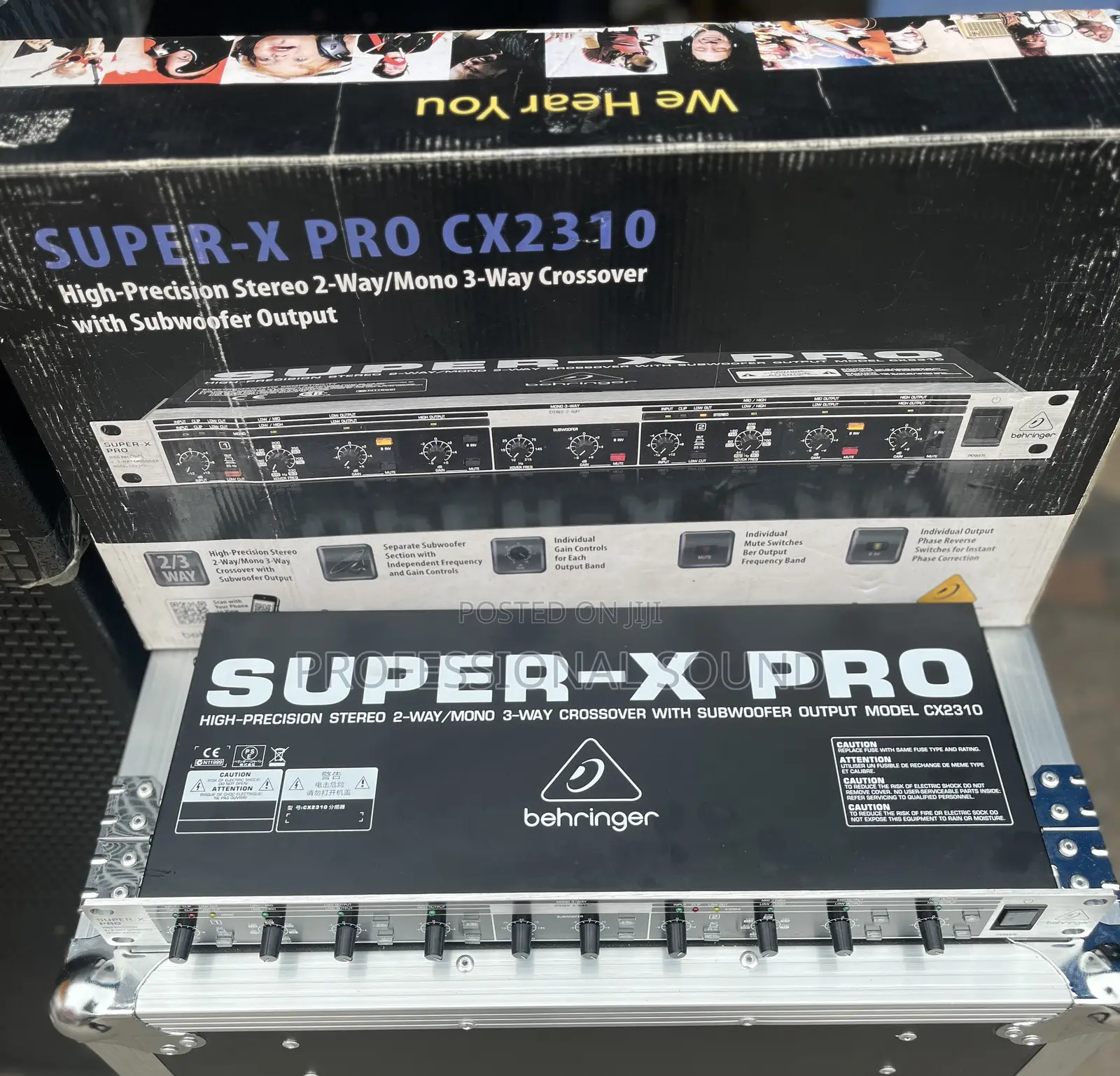 Super -X Pro Cx23 10 High -Prscision Stereo 2way /Mono 3way Crossover