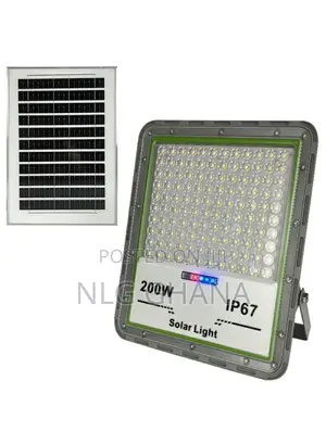 200w 120 Led Solar Powered Outdoor Floodlight. Tvx26169
