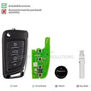 Vvdi Xkm800en Knife-Style Universal Wired Remote Key With 4 Buttons