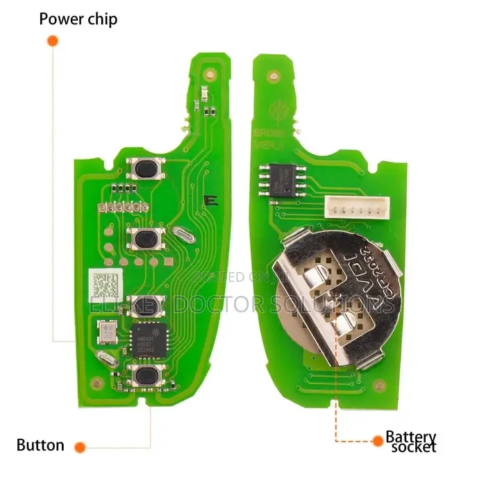 Vvdi Xkm800en Knife-Style Universal Wired Remote Key With 4 Buttons