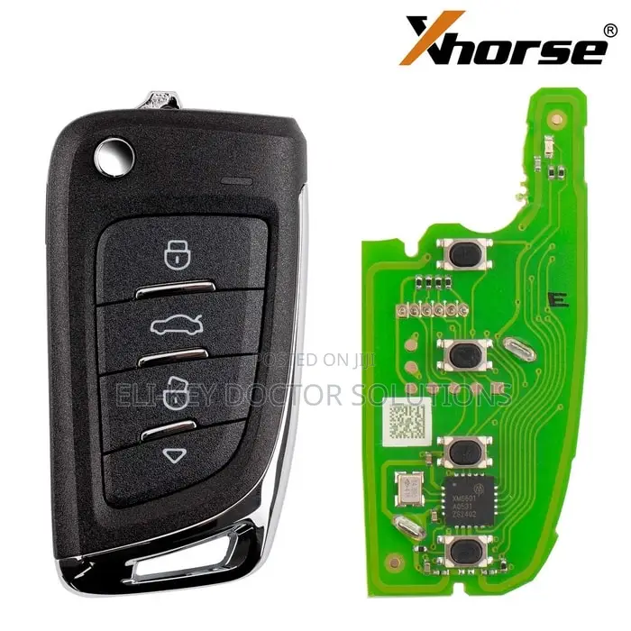 Vvdi Xkm800en Knife-Style Universal Wired Remote Key With 4 Buttons
