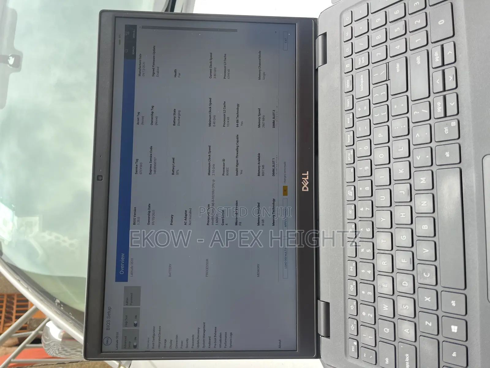 Laptop Dell Latitude 3510 16GB Intel Core I5 SSD 512GB