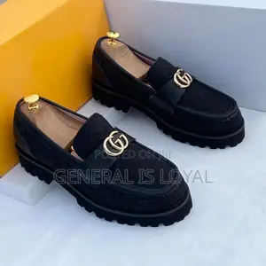 Gucci High Sole Black Men Shoe