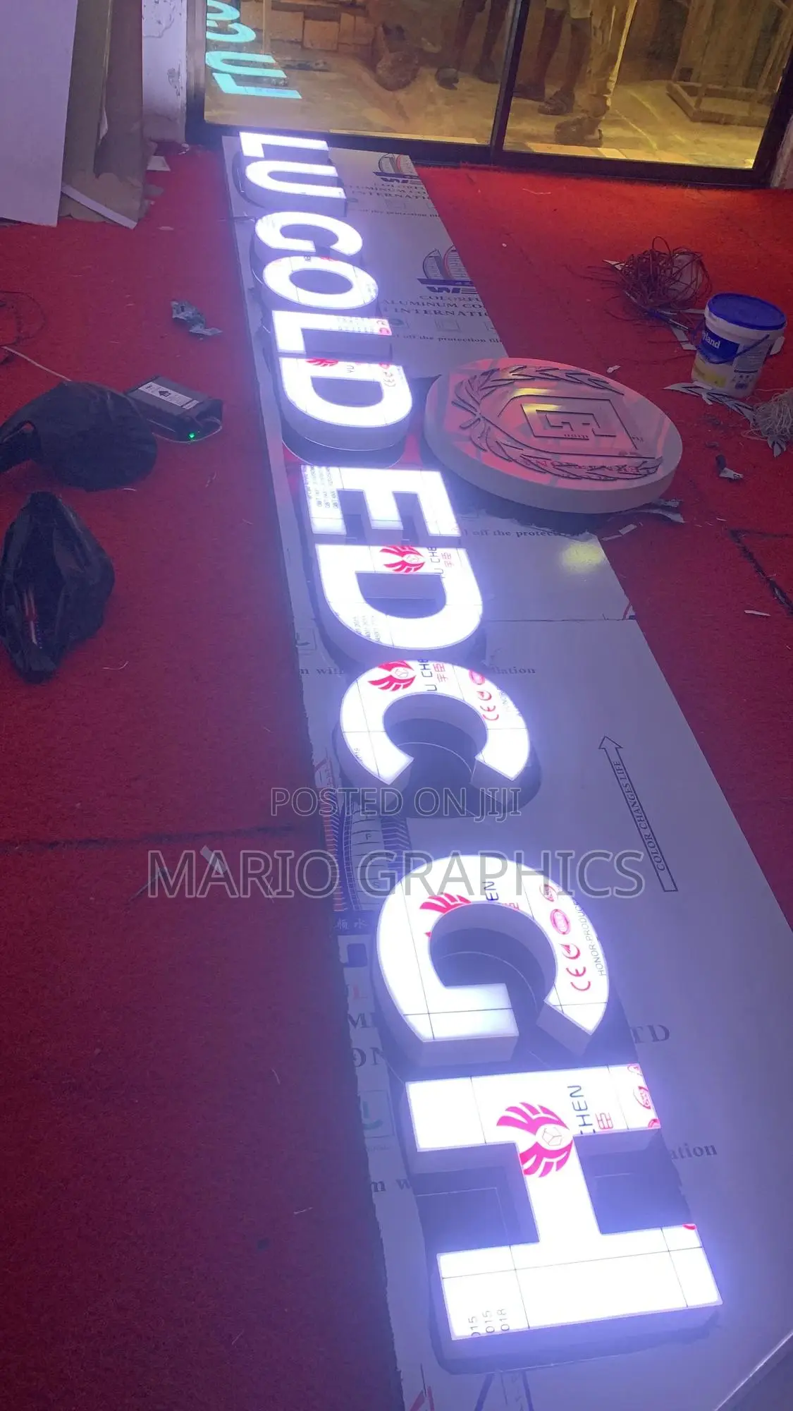 3d Signs With Light