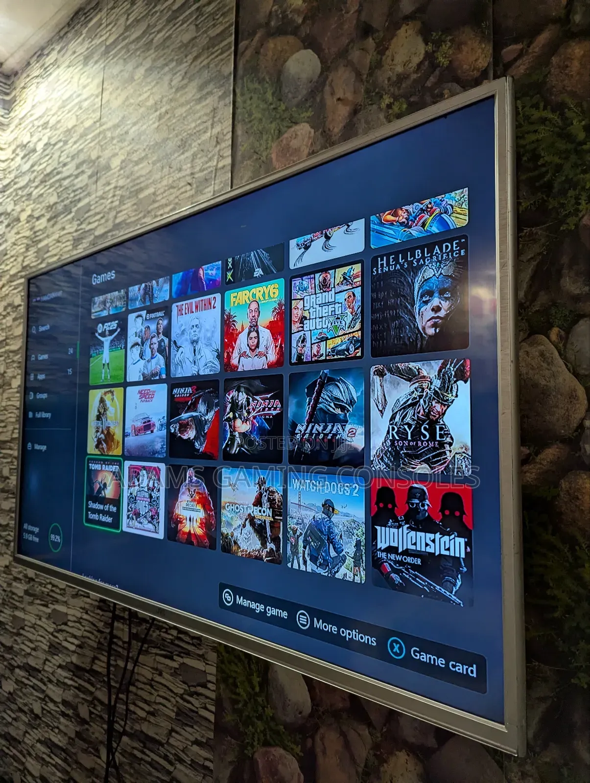 Microsoft Xbox One 1terrabyte 24games Quality Games