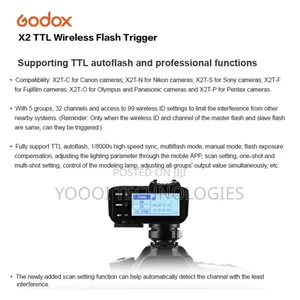 Godox X2 Ttl Wireless Flash Trigger