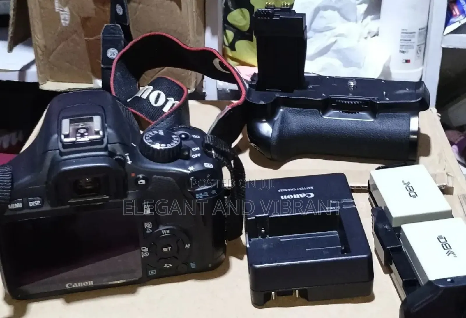Canon Camera Eos Kiss X4, 18mp With 2 X Battery and Other Accessories.