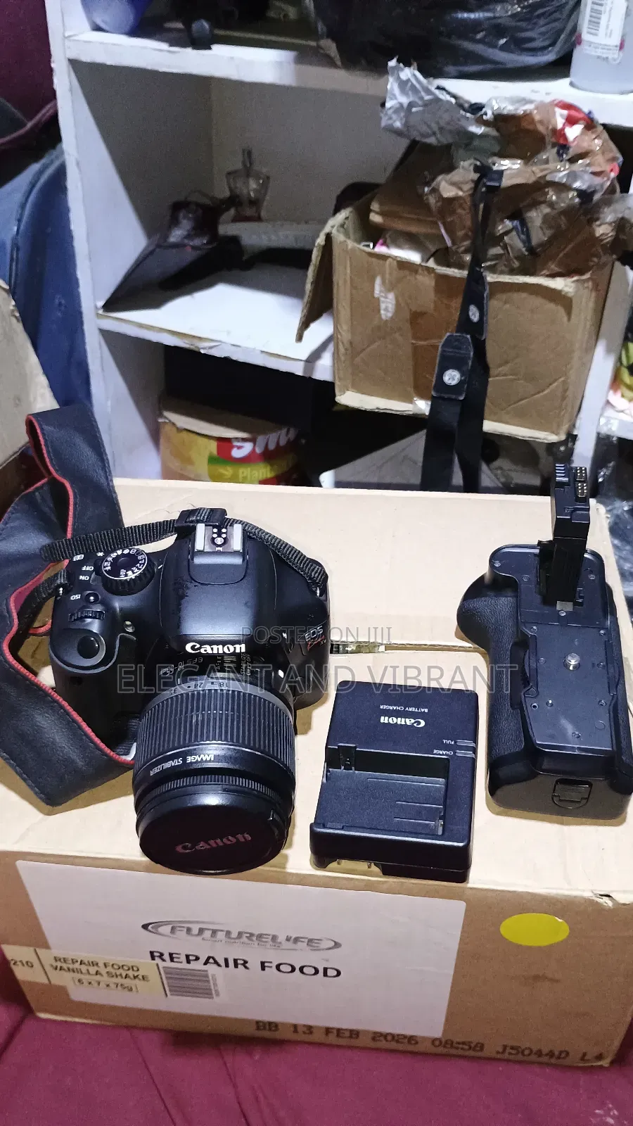 Canon Camera Eos Kiss X4 18mp Bundle