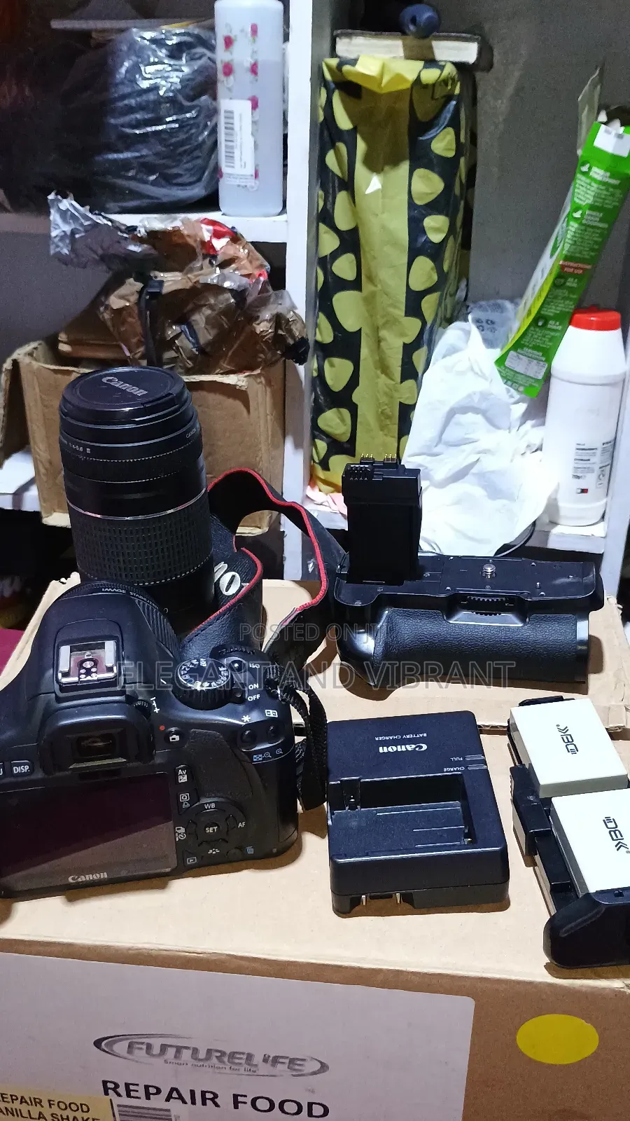 Canon Camera Eos Kiss X4 18mp Bundle