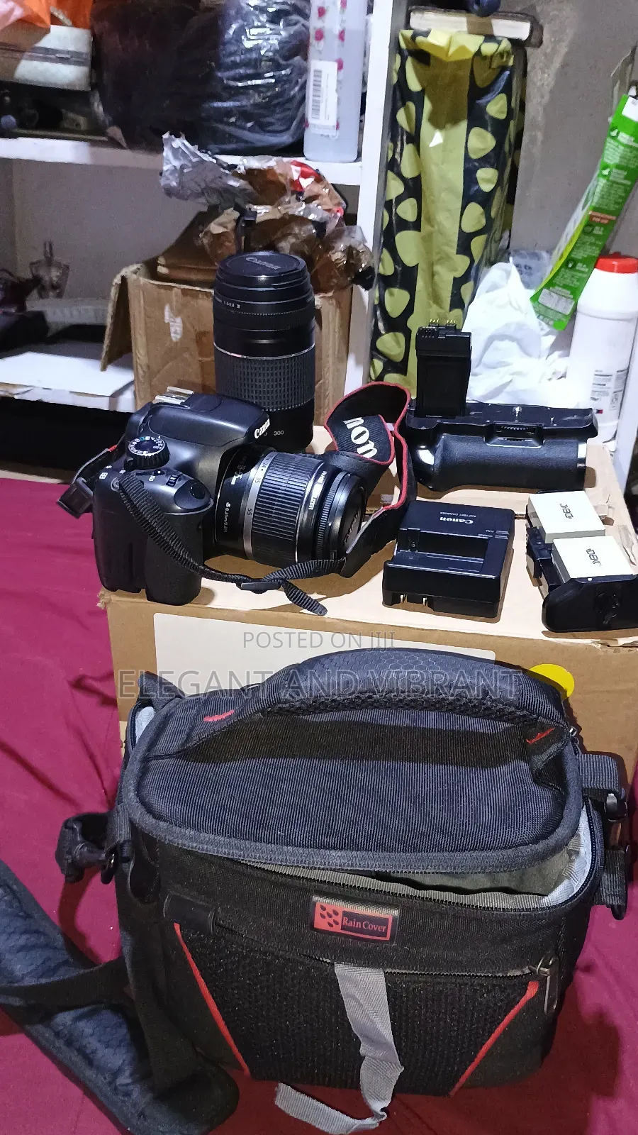 Canon Camera Eos Kiss X4 18mp Bundle
