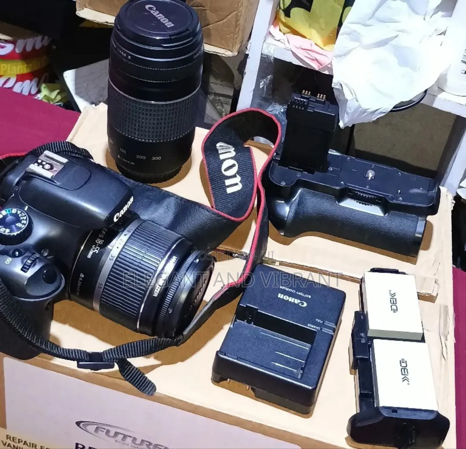 Canon Camera Eos Kiss X4 18mp Bundle