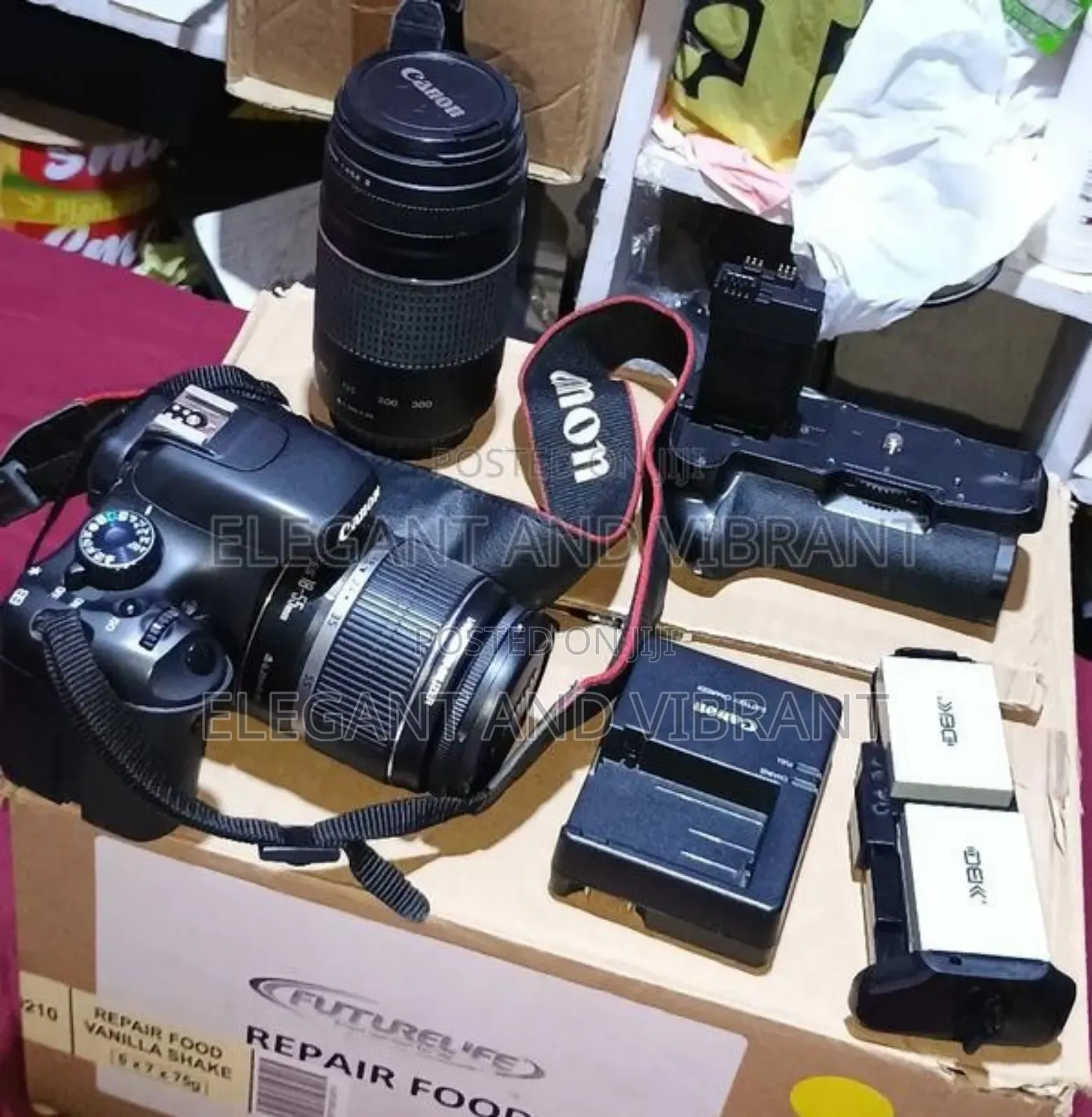 Canon Camera Eos Kiss X4 18mp Bundle