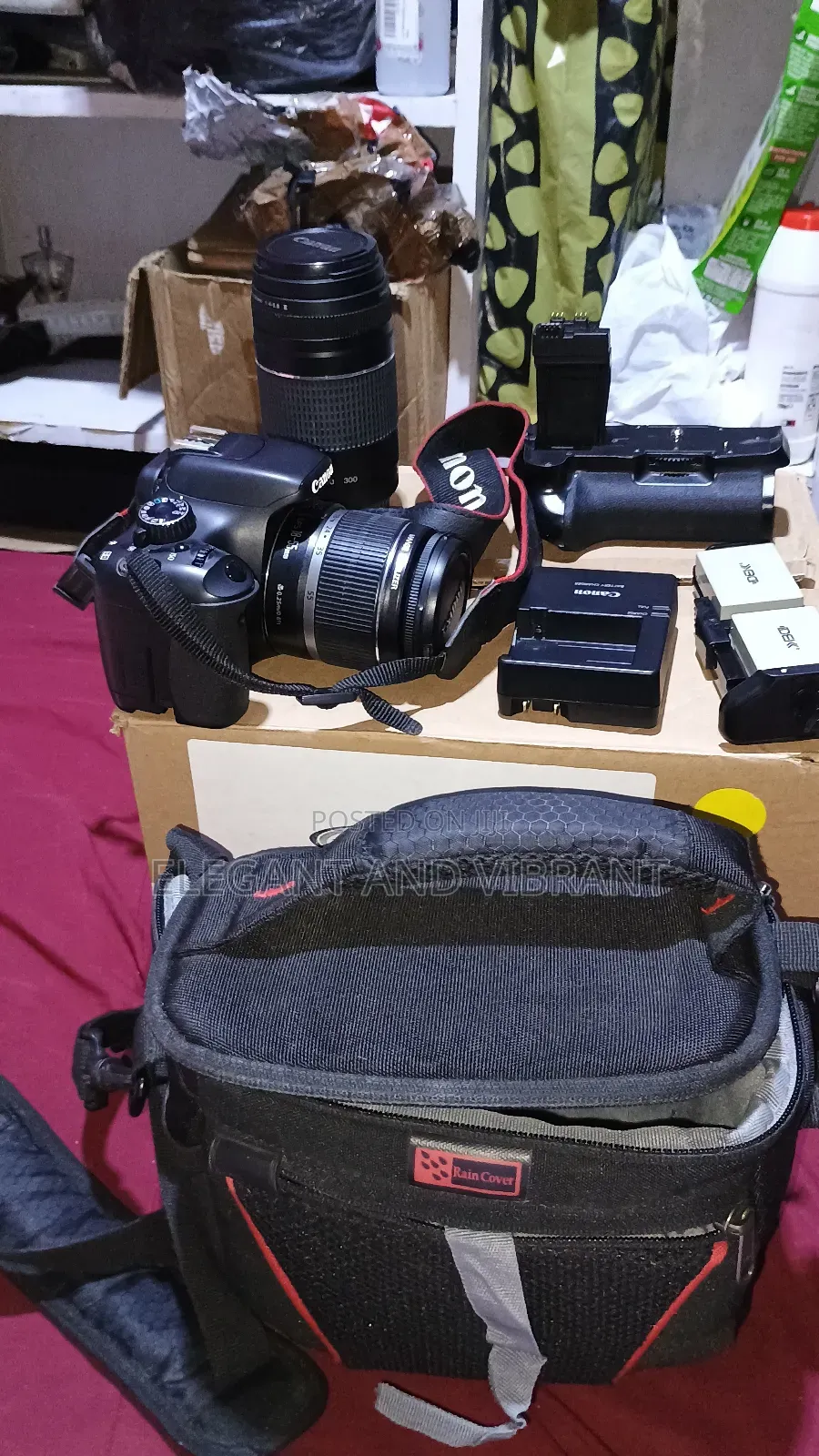 Canon Camera Eos Kiss X4 18mp Bundle
