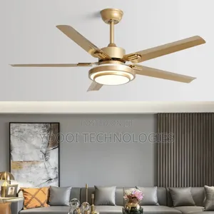 52" 5 Blade 3 Color Led Ceiling Fan Light