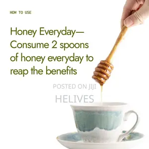 Helives Raw Honey 1250ml |100% Organic Pure Natural | Fda Certified