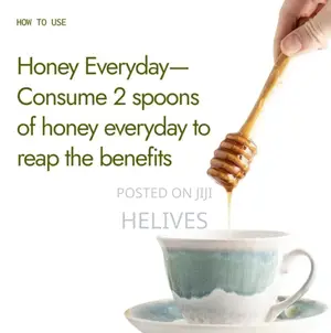 Helives Raw Honey 600ml |100% Organic Pure Natural | Fda Certified