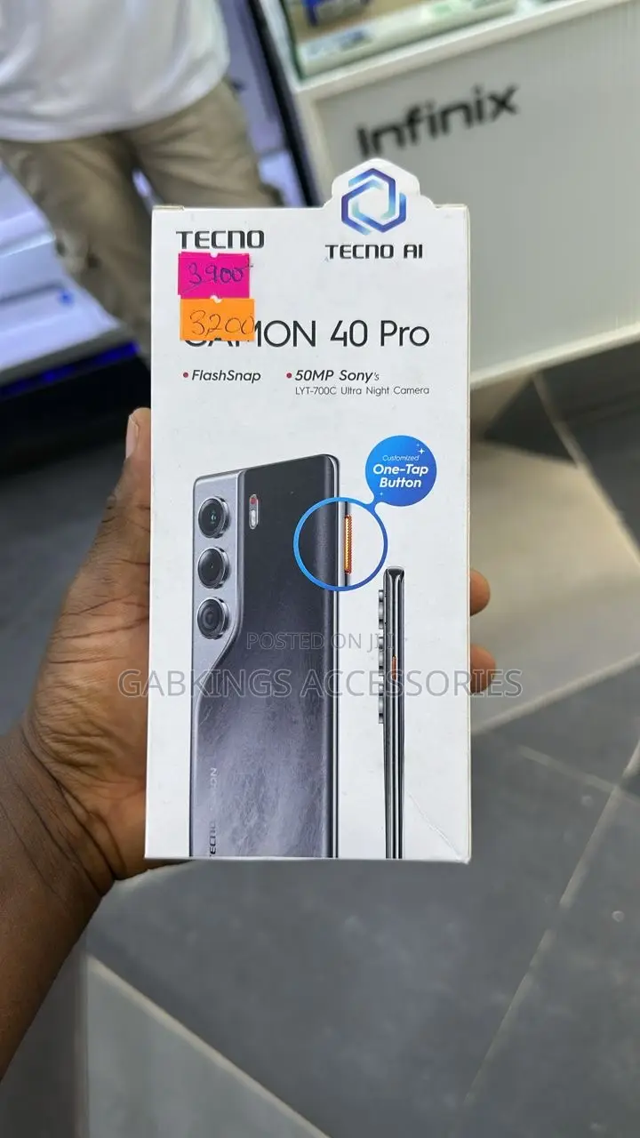 New Tecno Camon 40 Pro 256 GB