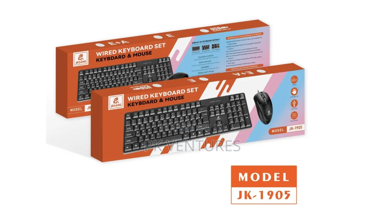Wired Keyboard and Mouse