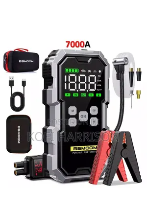 7000amp Jumpstarter/Power Bank With Air Compressor