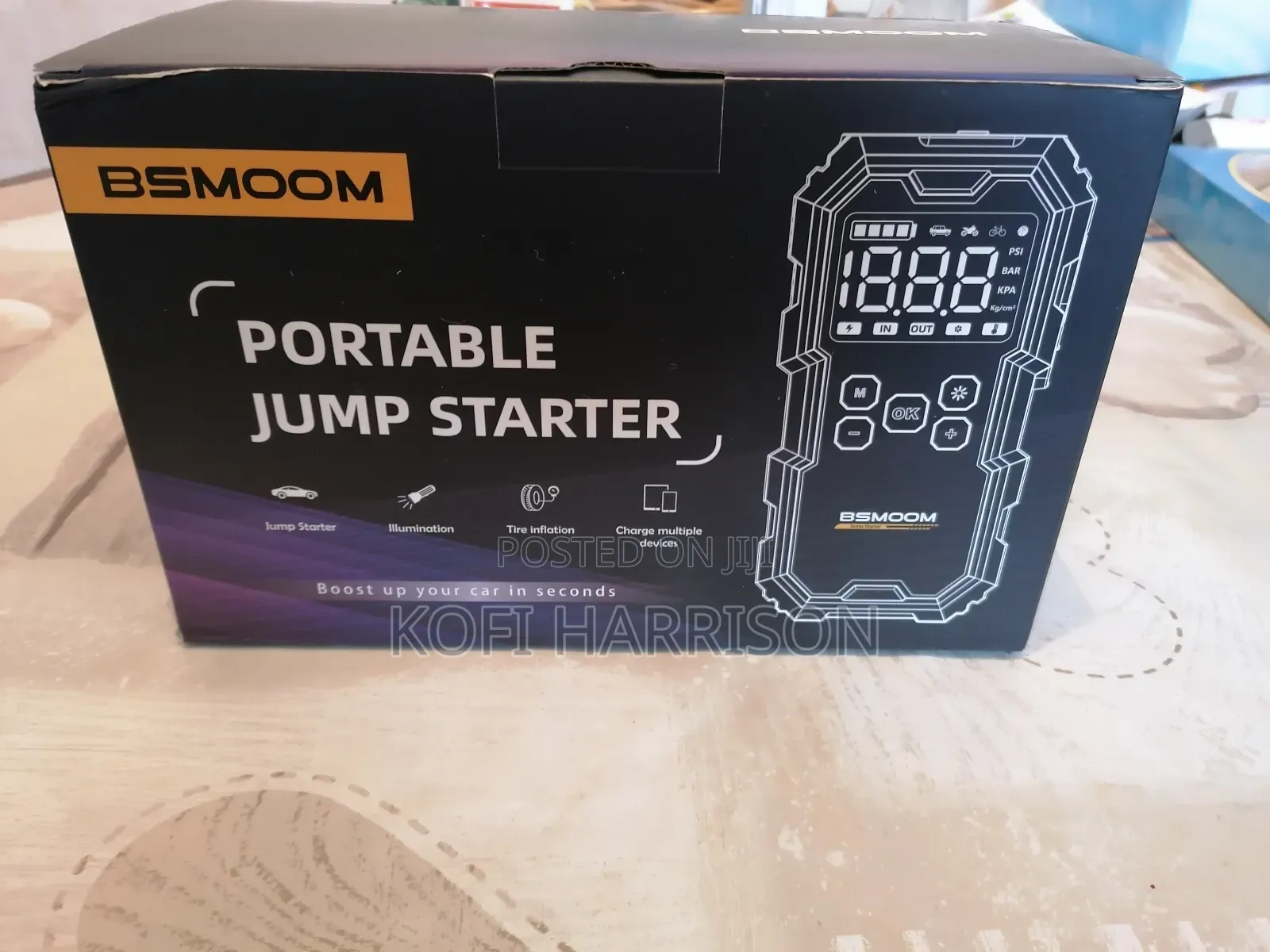 7000amp Jumpstarter/Power Bank With Air Compressor