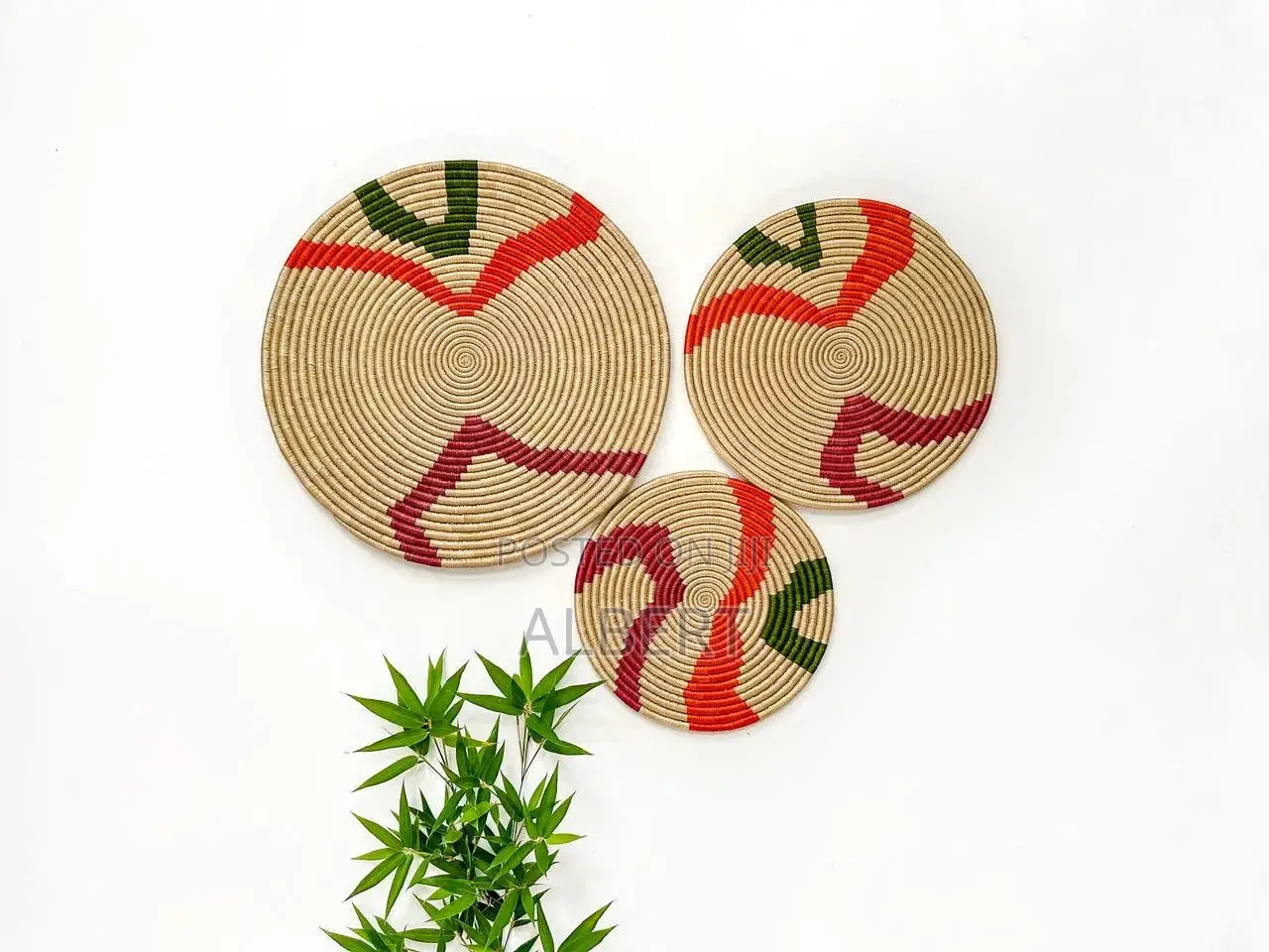Placemat / Wall Decor / Fruit Basket (Straw Woven)
