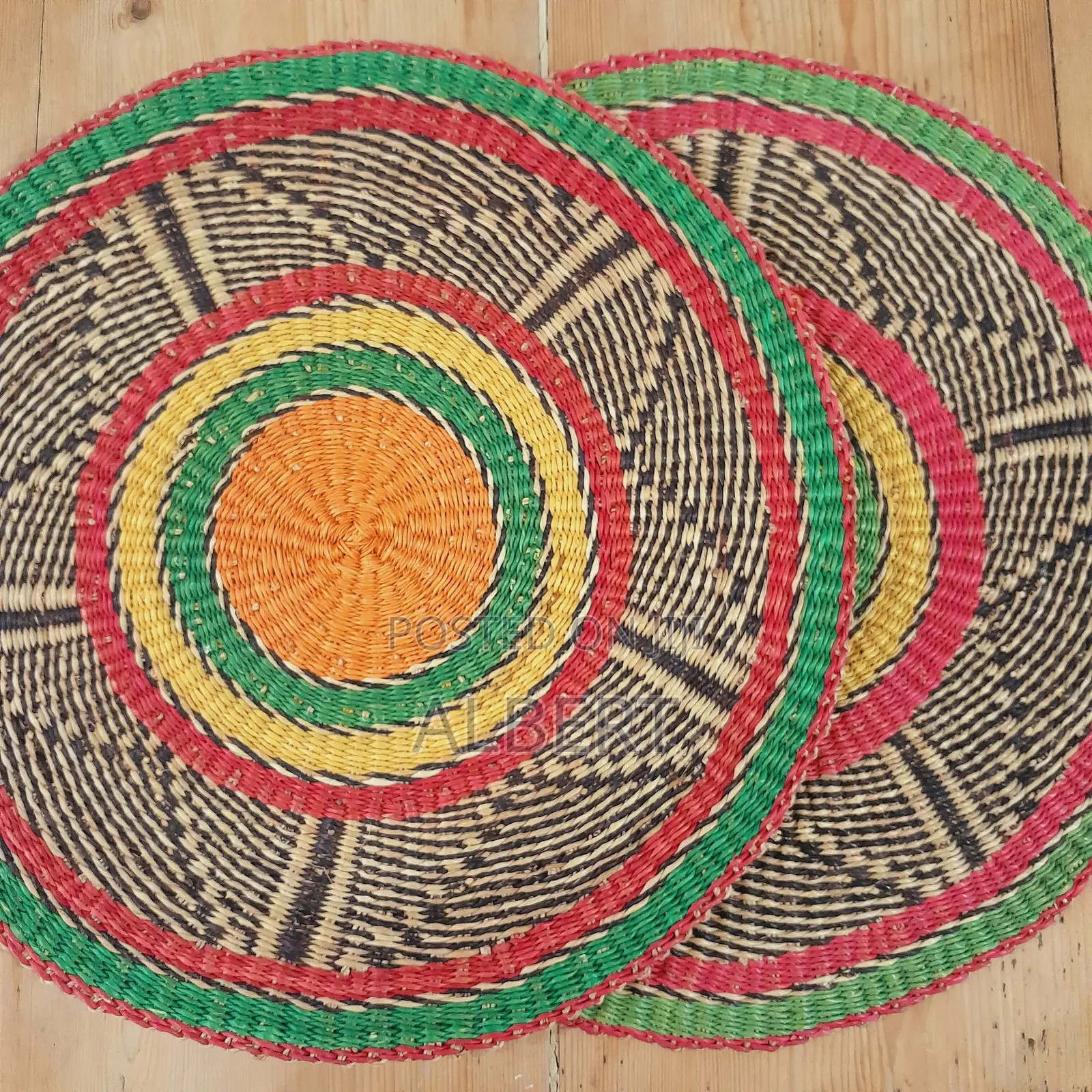 Placemat / Wall Decor / Fruit Basket (Straw Woven)