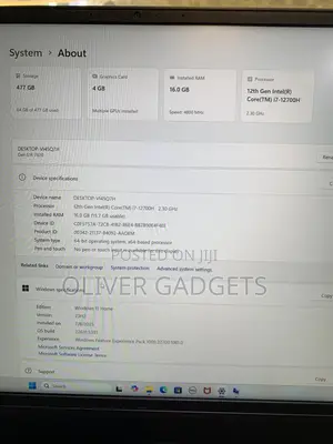 Laptop Dell G16 7620 16GB Intel Core i7 SSD 1T