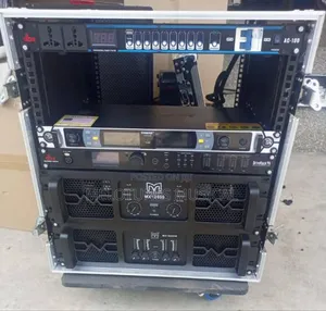 3piece 12inches Line Array With 1pair Bass and Amp Rack Set