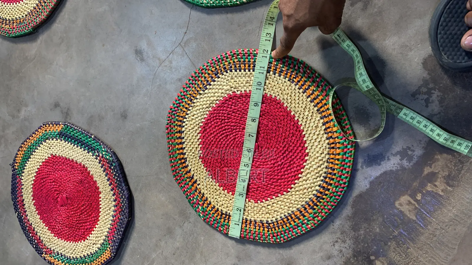 Placemat / Wall Decor / Fruit Basket (Straw Woven)
