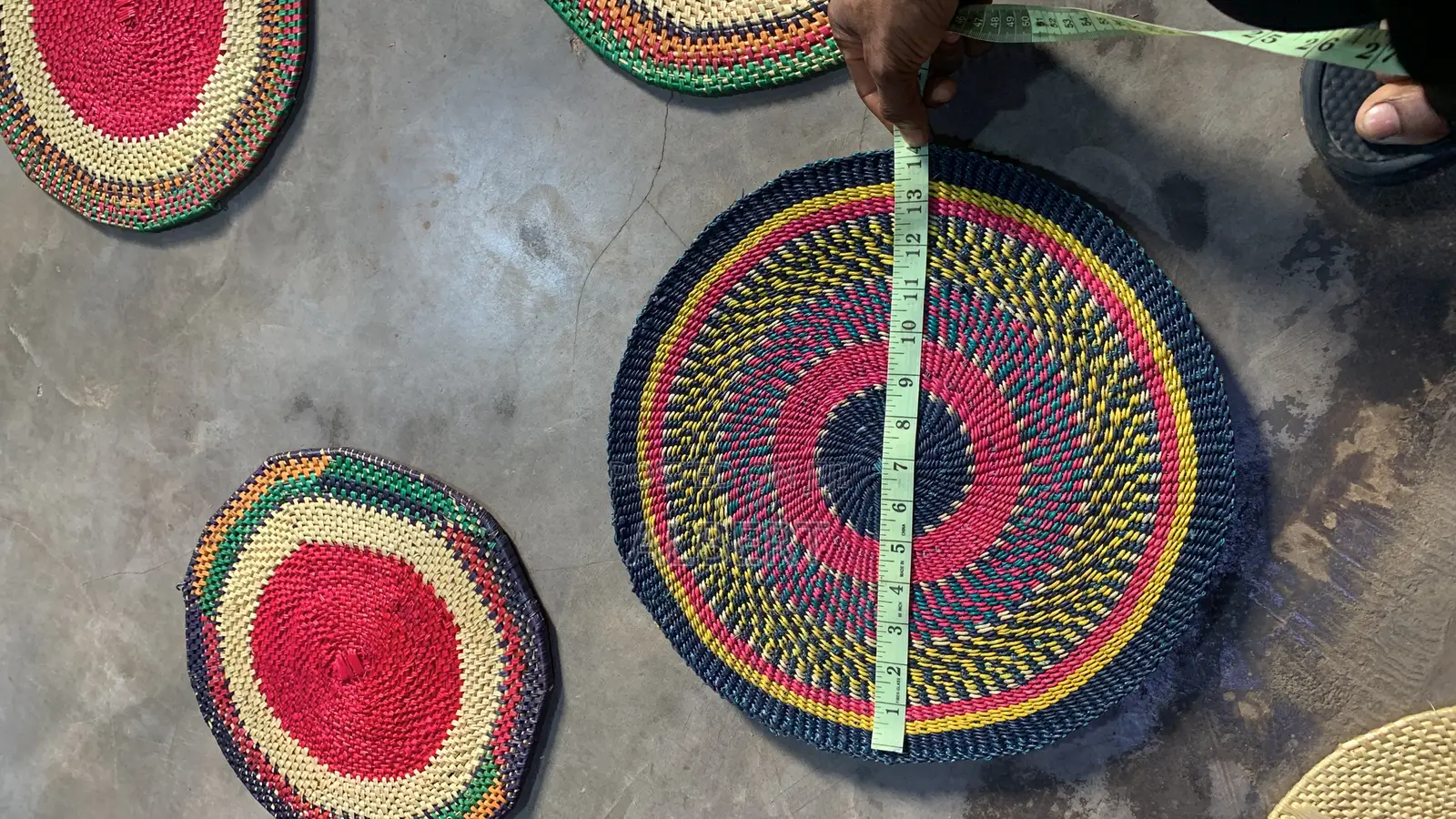 Placemat / Wall Decor / Fruit Basket (Straw Woven)