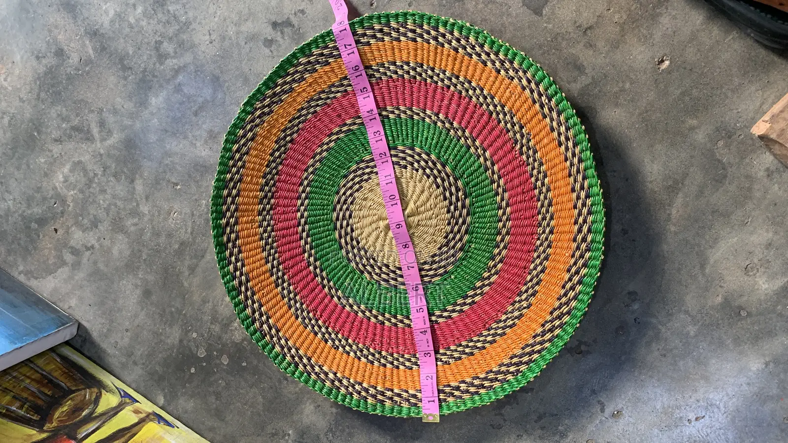 Placemat / Wall Decor / Fruit Basket (Straw Woven)