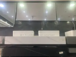 Double Cabinet Basin With Mirror (Complete Set)
