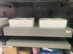 Double Cabinet Basin With Mirror (Complete Set)